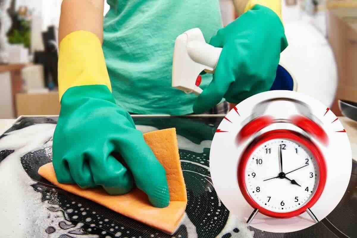 Pulire casa in meno di un'ora